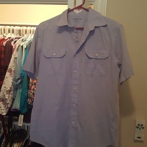 CROFT & BARROW Light Blue cassual button shirt